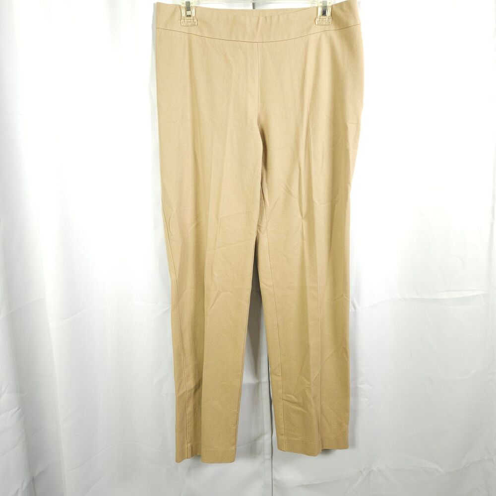 Chico's‎ Beige Cotton Stretch Pants Women's 0R US 4 32x30